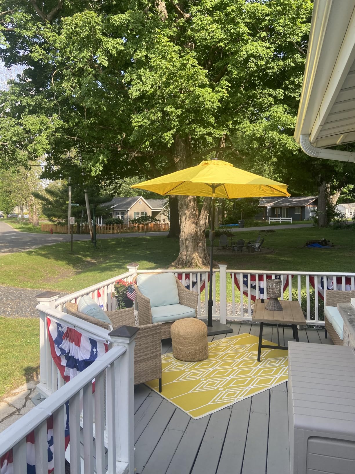 Best Choice Products 10ft Solar Polyester LED Lighted Patio Umbrella w/Tilt Adjustment and UV-Resistant Fabric - Beige customer photo 2