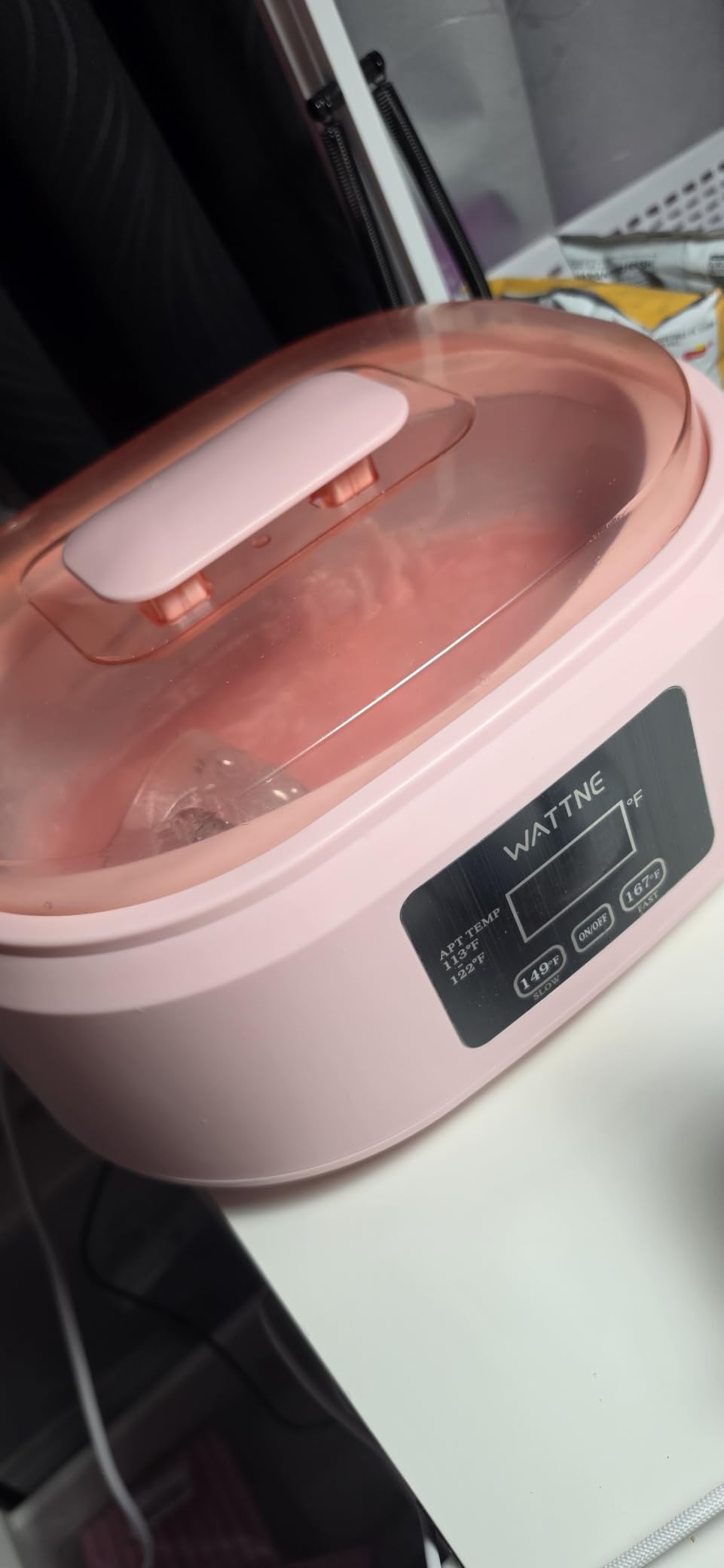 Wattne Paraffin Wax Machine for Hands and Feet, 3500ml Paraffin Wax Warmer with Timer & Keep Warm, Paraffin Wax Bath Moisturizing Kit for Arthritis, Dry Skin Care, Home Spa-Black customer photo 2