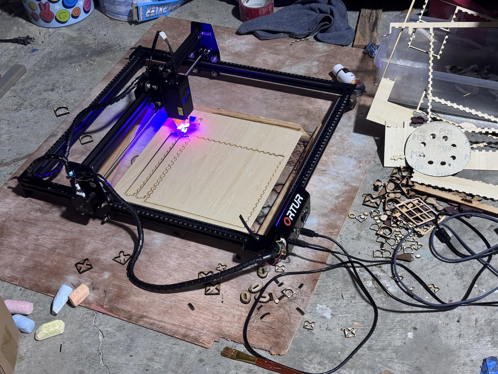 Ortur Laser Master 2 S2 Class 4 Laser Engraver with 1000mW 1064nm Infrared Laser Module for Engraving on Metal, Plastic, Acrylic - Ideal for Jewelry, Gift Making customer photo 1