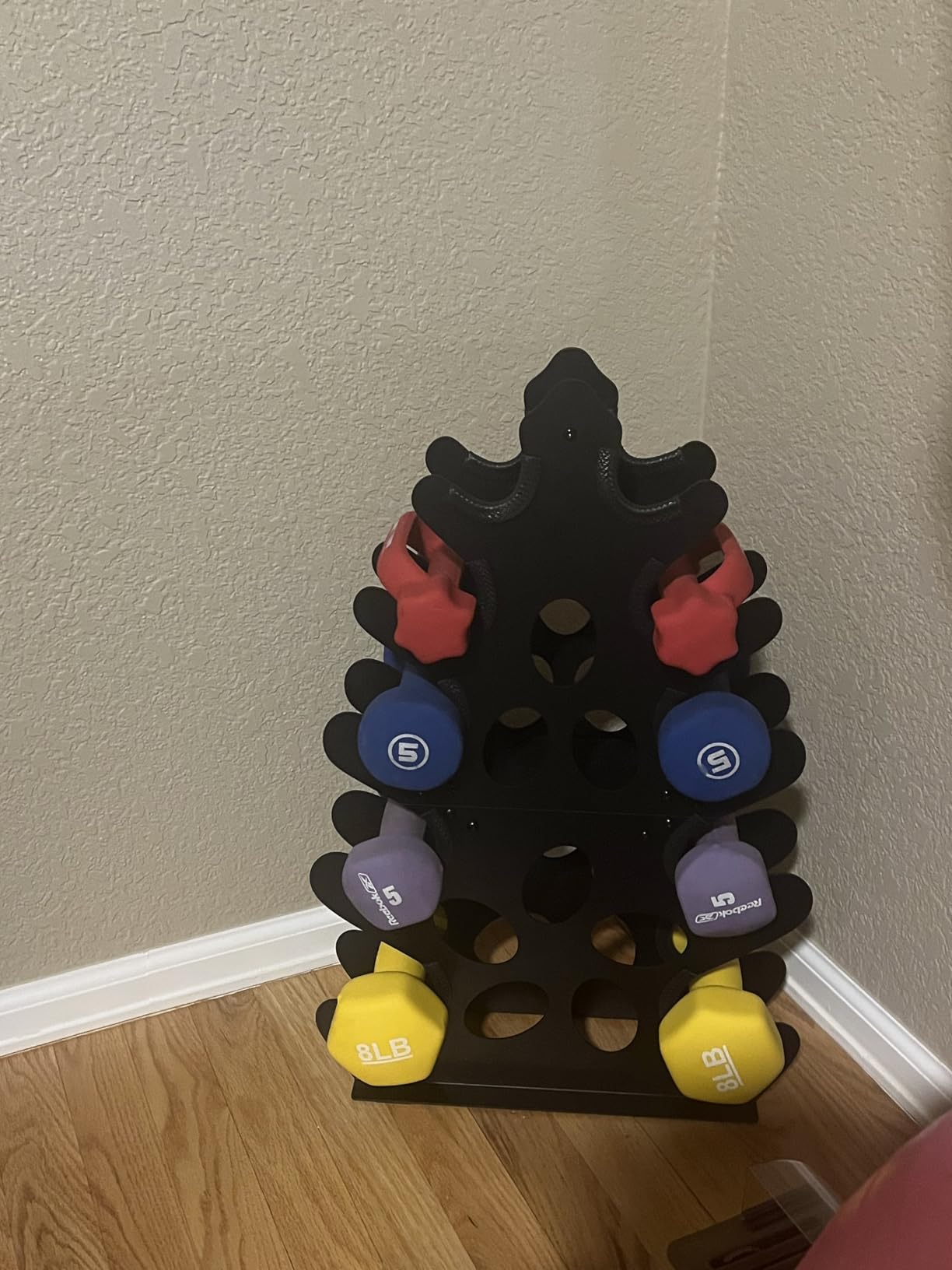 5-Tier | 4-Tier Dumbbell Rack Only Weight Racks For Free Weights Dumbbell Tower (No Dumbbells Rack Only) customer photo 1