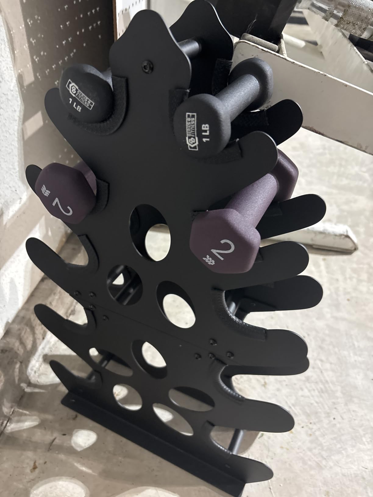 5-Tier | 4-Tier Dumbbell Rack Only Weight Racks For Free Weights Dumbbell Tower (No Dumbbells Rack Only) customer photo 2