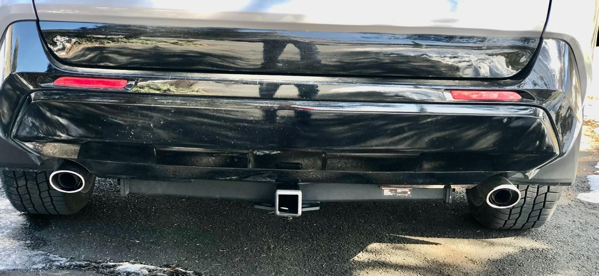 VEVOR Class 3 Trailer Hitch, 2-Inch Receiver, 6000 lbs, Q345B Steel Tube Frame, Compatible with 2020-2024 Toyota RAV4, Multi-Fit Hitch to Receive Ball Mount, Cargo Carrier, Bike Rack, Tow Hook, Black customer photo 2