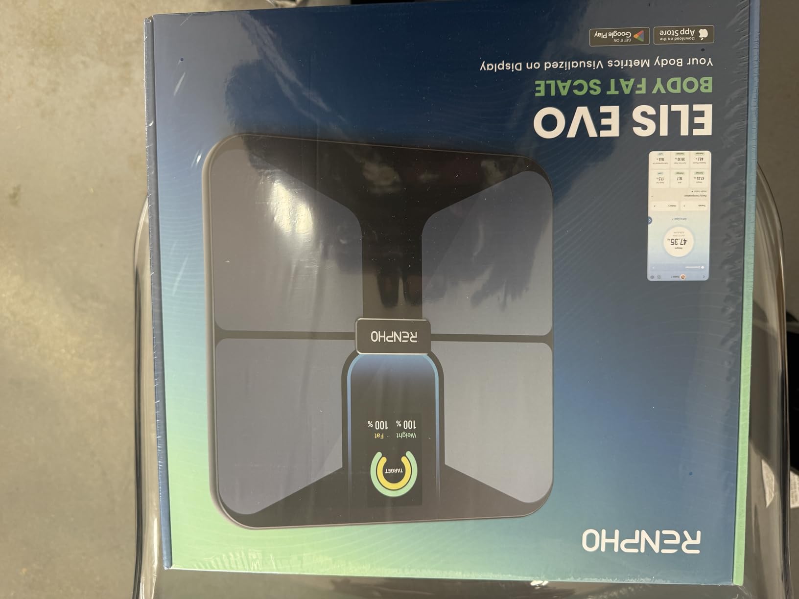 RENPHO Scale with BMI, Body Fat, Muscle Mass, Smart Scale for Body Weight, Wi-Fi & Bluetooth Body Composition Scale, Rechargeable, Elis Evo customer photo 2