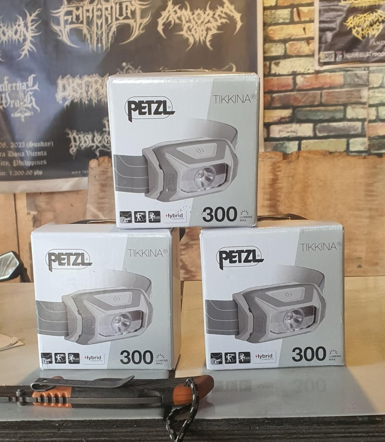 PETZL TIKKINA Headlamp - Compact, Easy-to-Use 300 Lumen Headlamp, Designed for Hiking, Climbing, Running, and Camping customer photo 1