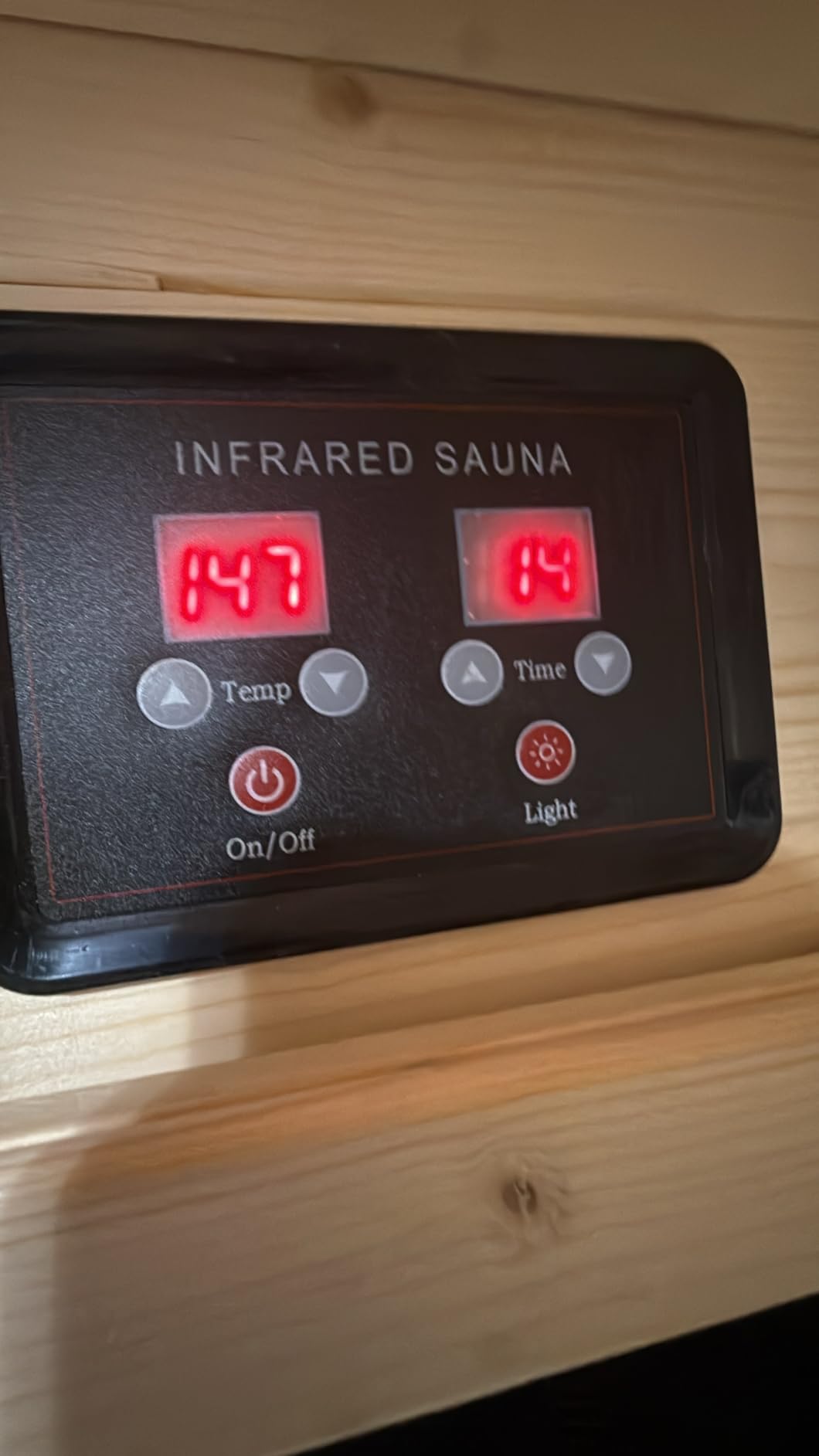 Albott Infrared Sauna 4 Person, Infrared Saunas for Home & Gym, Low EMF 2145W/110V/20A Canadian Hemlock Wood Dry Sauna with 10 Carbon Panels, 7-Color Light Therapy, Ambient Light Strips & Bluetooth customer photo 2