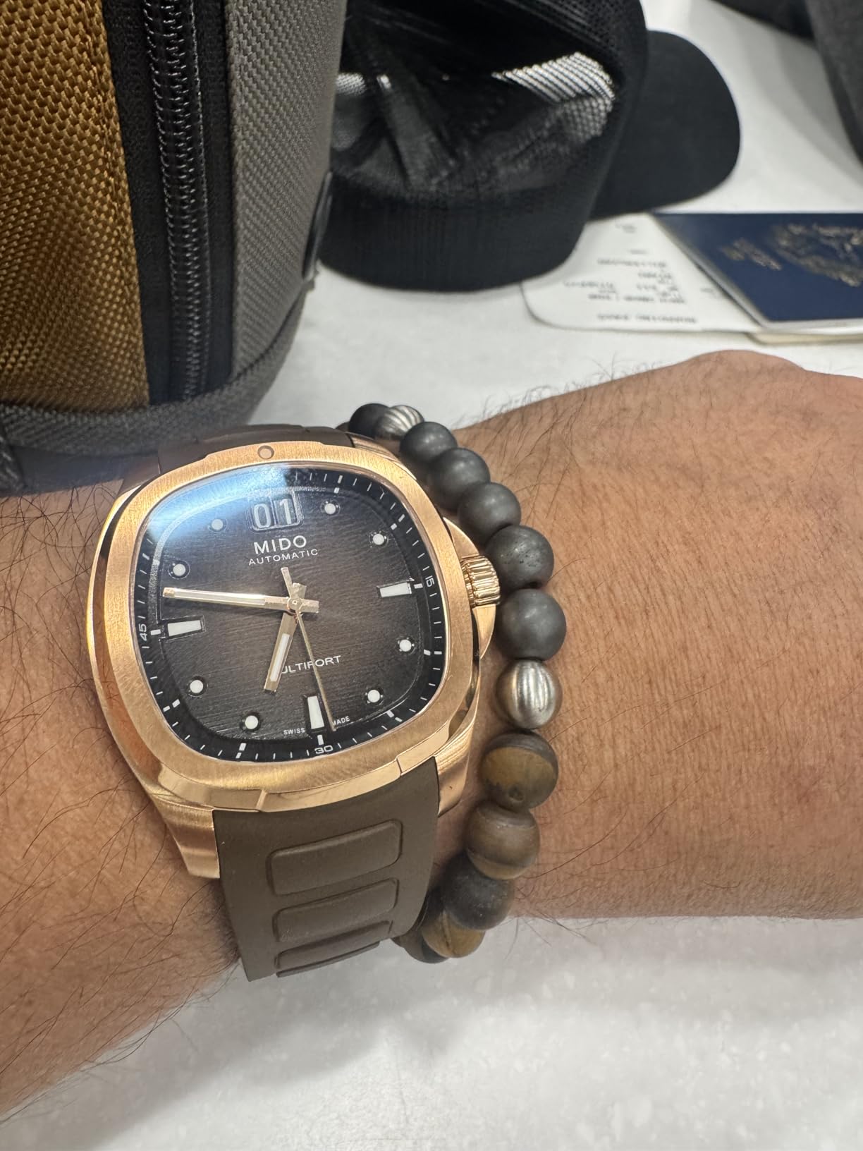 MIDO Multifort TV Big Date - Swiss Automatic Watch for Men - 40mm Case with Transparent Caseback customer photo 2