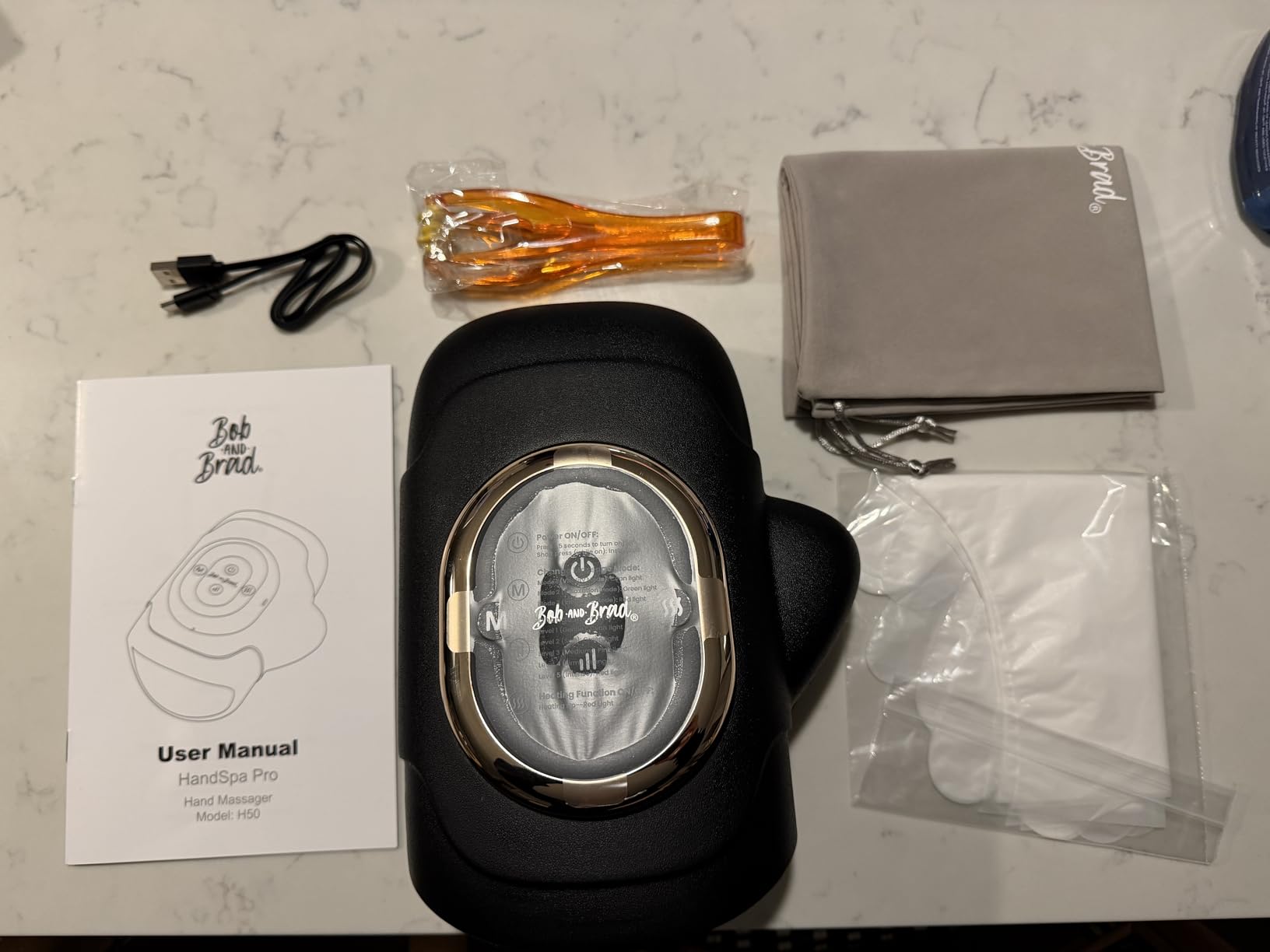 BOB AND BRAD Hand Massager with Heat and Compression, Individual Fingers, Upgraded, FSA-HSA Eligible, Portable HandSpa Pro Hand Massager for Arthritis and Carpal Tunnel, Pain Relief, Birthday Gifts customer photo 1