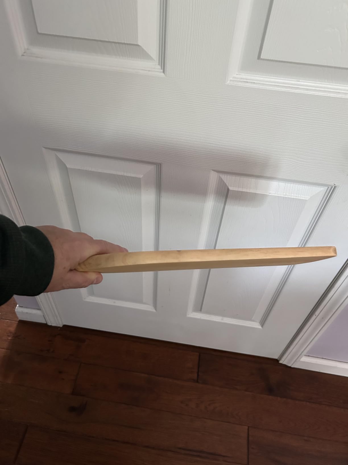 Wooden Canoe Paddle 4 Feet,Row Boat Oars with Ergonomic Grip, Premium Wood, Protective Finish customer photo 2