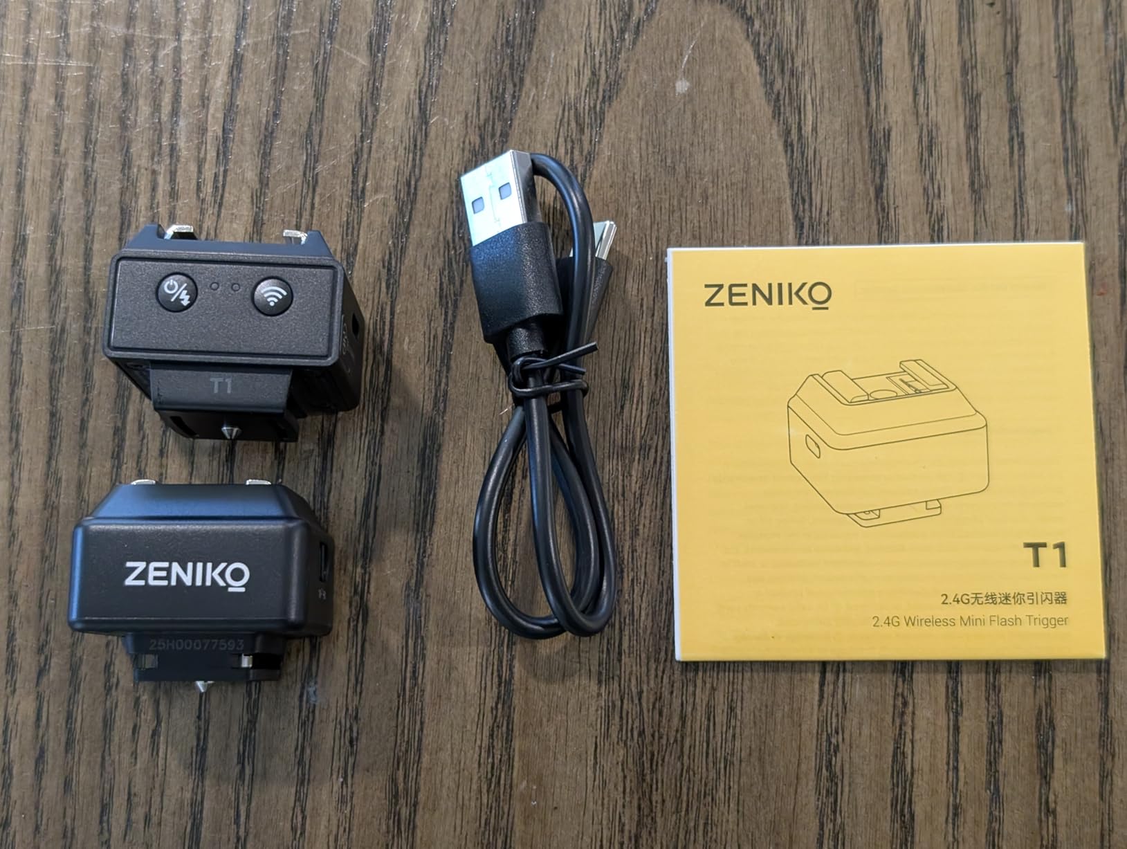 ZENIKO T1 2.4G Wireless Mini Flash Trigger for Canon Nikon Sony DSLR Cameras, Wireless Flash Trigger Transmitter and Receiver for Camera Flashes, Tiny Trigger, Full Light Control customer photo 1