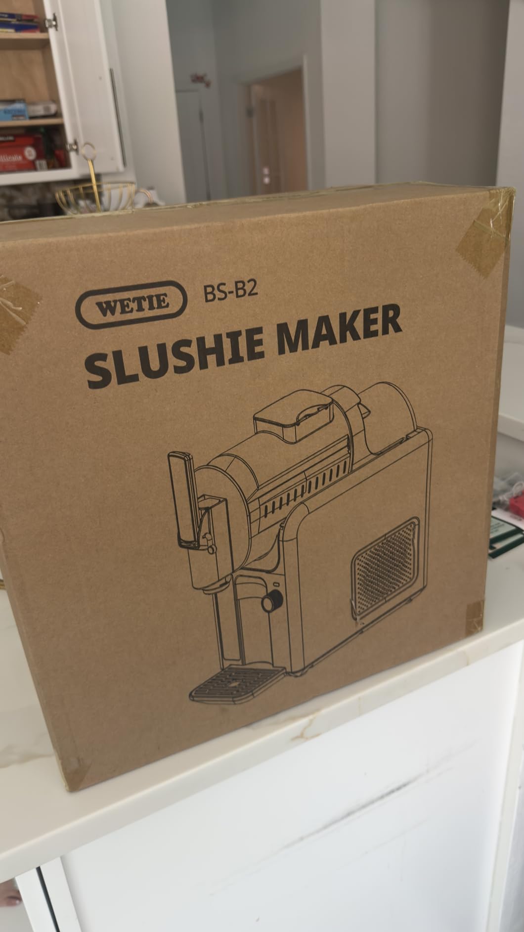 WETIE Slushie Machine, 82oz Slushy Maker with Adjustable Temperature, LED Display, Auto-Clean, 5-in-1 Frozen Drink Maker for Ice Cream, Frappes, Milkshake, Frozen Margaritas, 24H Running for Home customer photo 2
