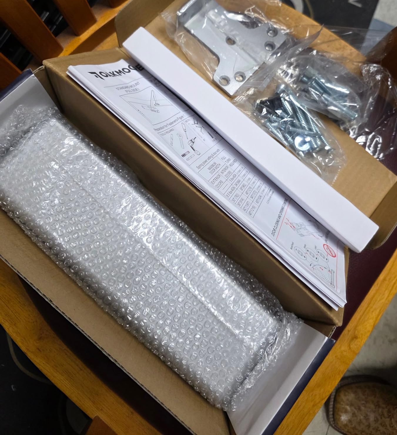 Ultra Heavy Duty Commercial Door Closer, Automatic Self Closing Door Hinges, ADA UL Grade 1-6 Listed, Door Closers Commercial High Traffic, Auto Door Closer, Hydraulic Spring Soft Close (Silver) customer photo 1