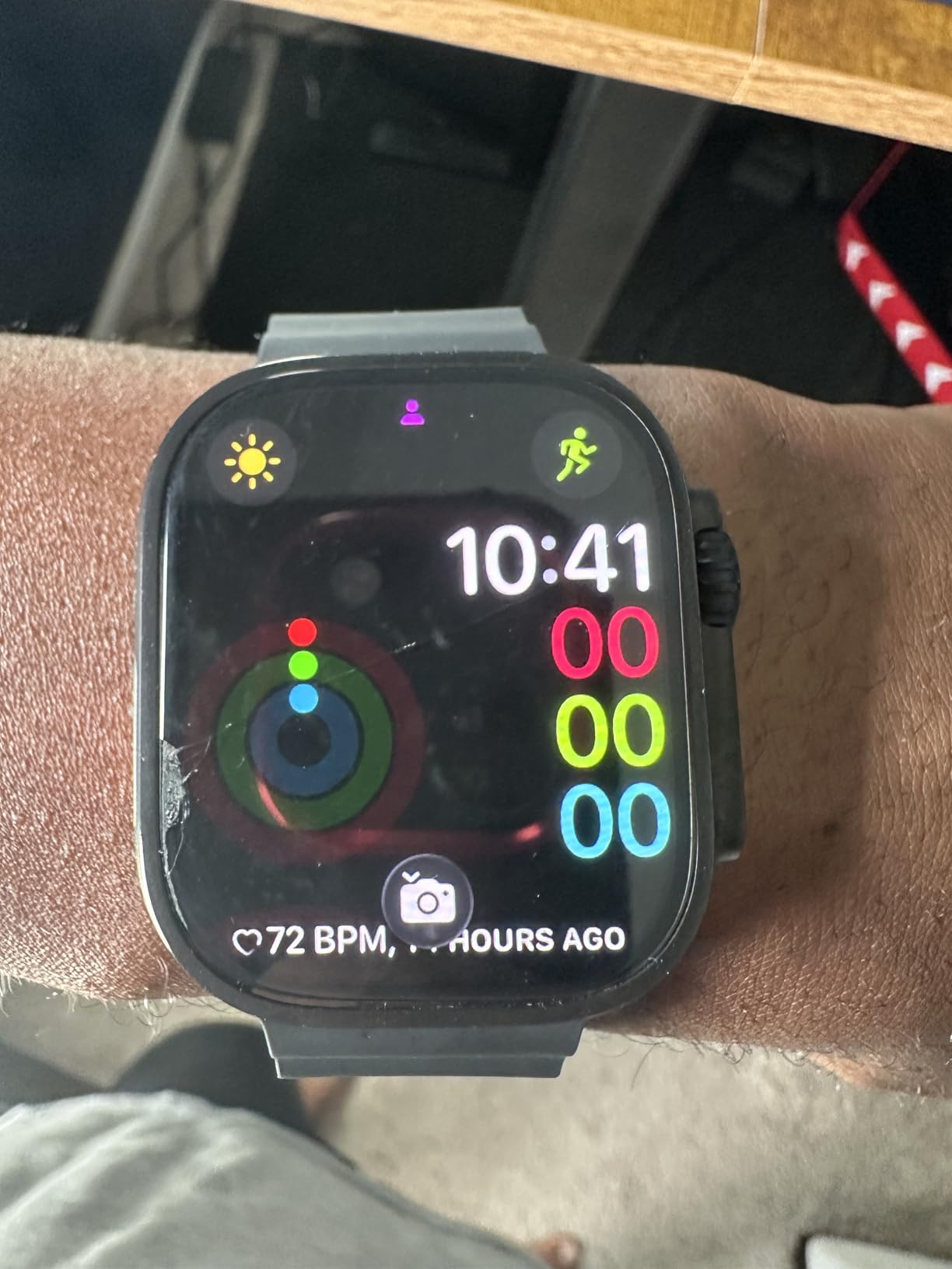Apple Watch Ultra 3 [GPS + Cellular 49mm] Running & Multisport Smartwatch w/Rugged Titanium Case w/Black Ocean Band. Satellite Communications, Advanced Health & Fitness Tracking customer photo 1