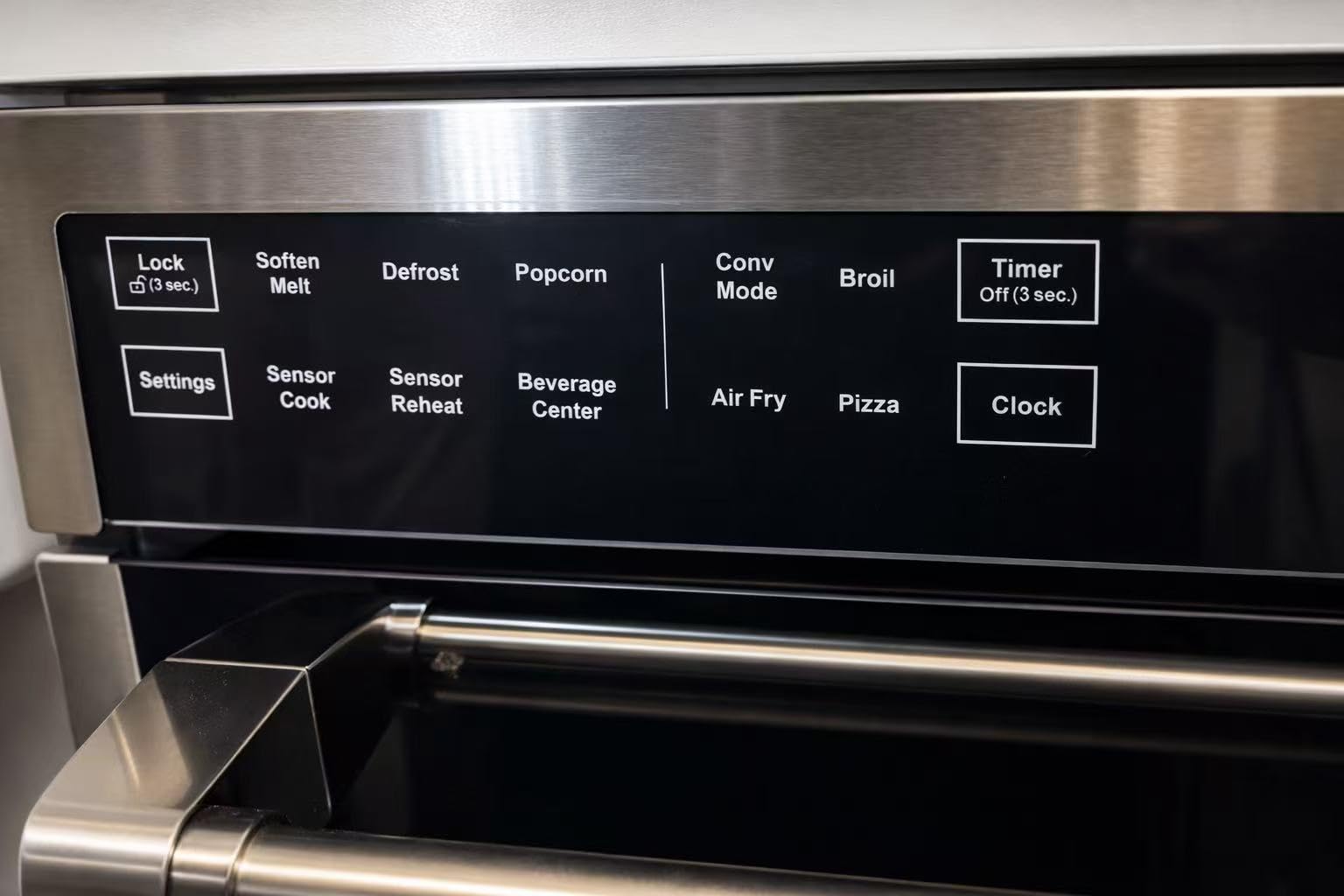 AAOBOSI 24 Inch Built in Microwave Oven,1.6 Cu.Ft Wall Microwave Convection Ovens Air Fryer Combos, 1000Watt Power Sensor&Auto Cook, 10 Cooking Modes, Drop Down Door,Stainless Steel customer photo 2