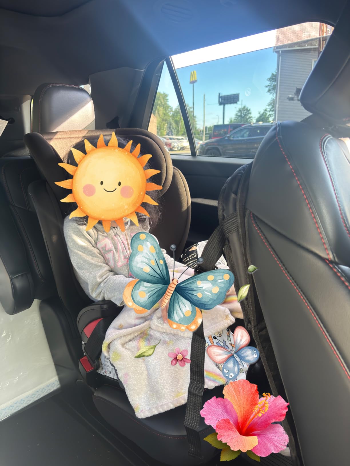 Britax UpNGo Backless Booster Car Seat, Lightweight and Portable Travel Booster with Slim Design, Raven Black customer photo 1