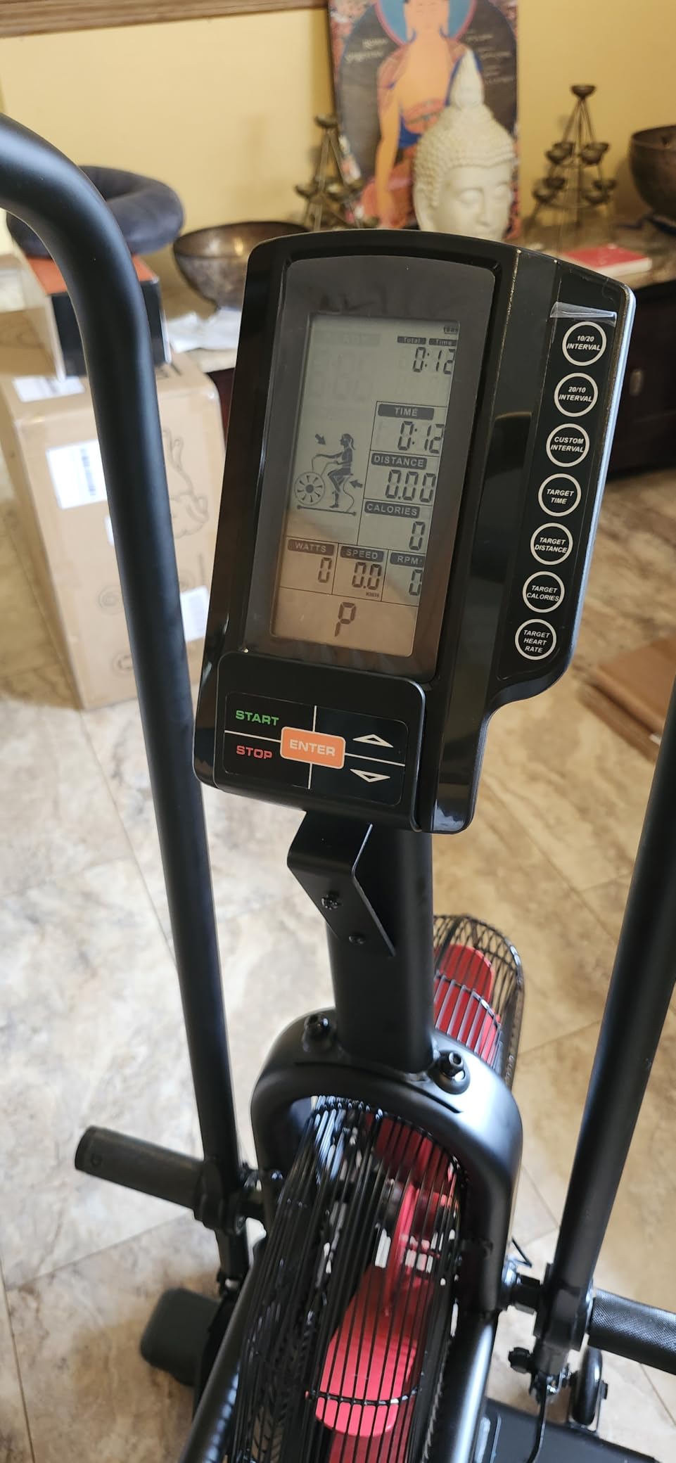 Wenoker Stationary Bike, Air Bike with Smart APP, ISCC PLUS Certified, Dual Action Handlebars Exercise Bike 350LBS Capacity for Home Gym HIIT Full Body Workout customer photo 2