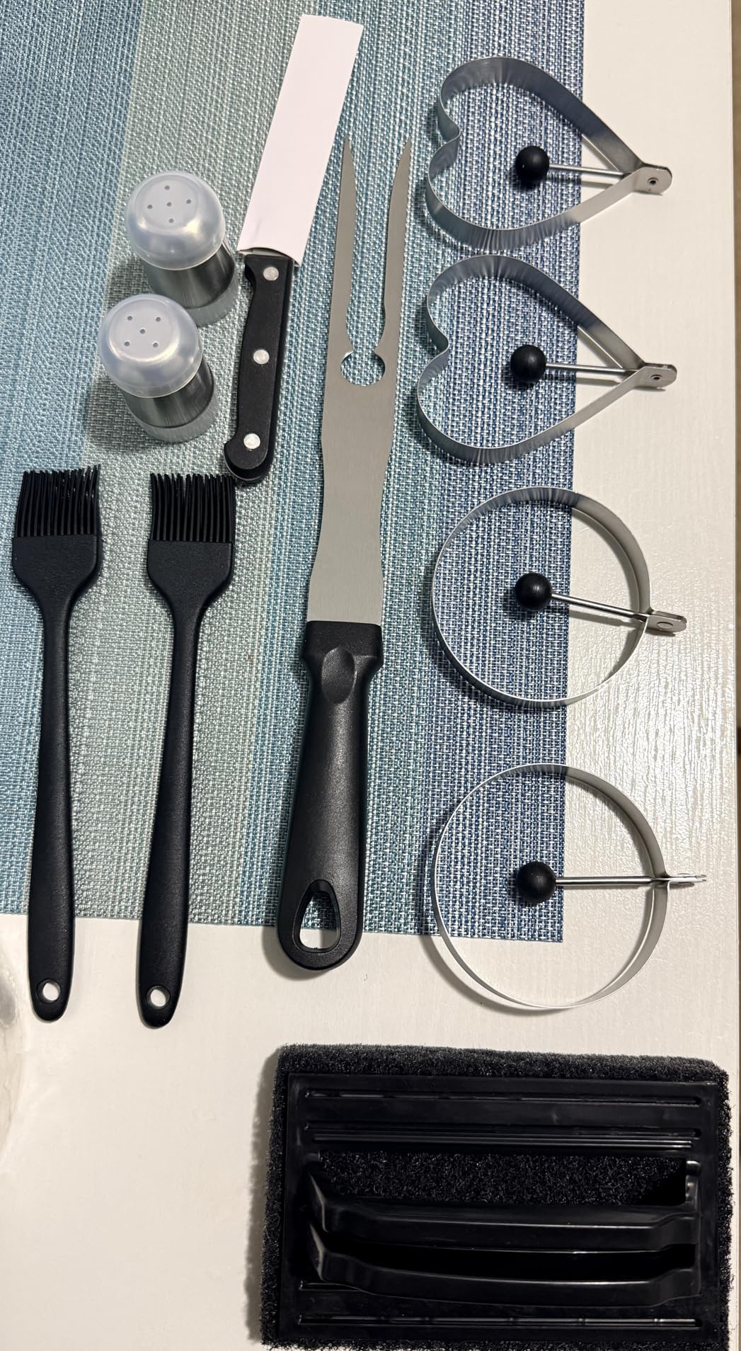 35Pcs Griddle Accessories Kit for Blackstone, Joyfair Flattop Grilling Accessory Tool Set with Stainless Steel Griddles Spatula Smash Burger Press Basting Cover Hamburger Patty Maker for Outdoor BBQ customer photo 2