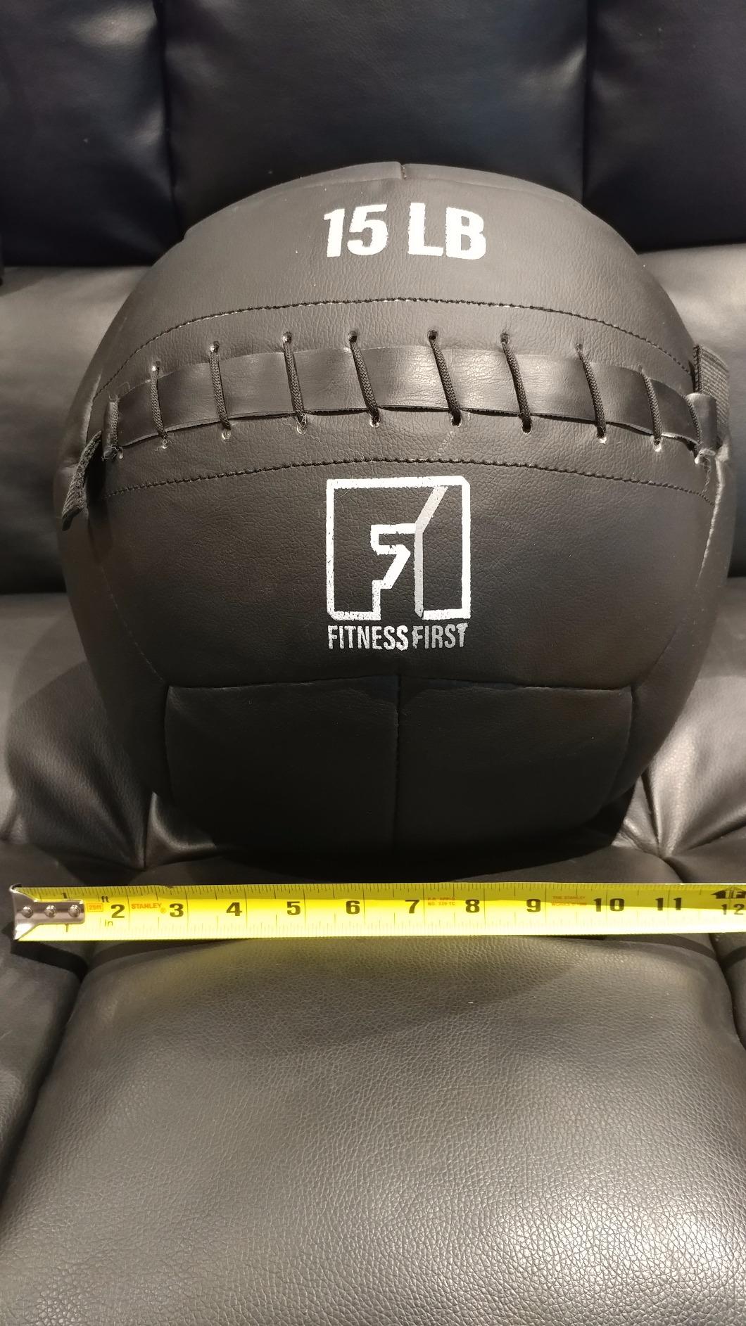 Fitness First Soft Wall Ball, 5-25 LBS, Durable Reinforced for Core Strength Building, Cardio customer photo 2