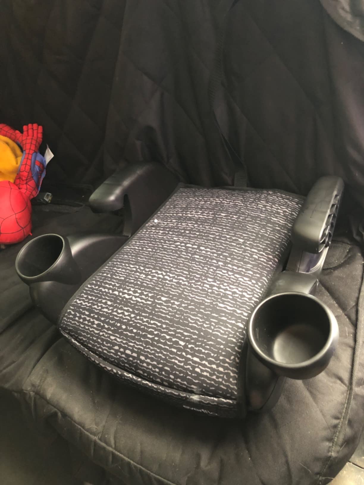 Evenflo GoTime No Back Booster Car Seat, Static Black customer photo 1