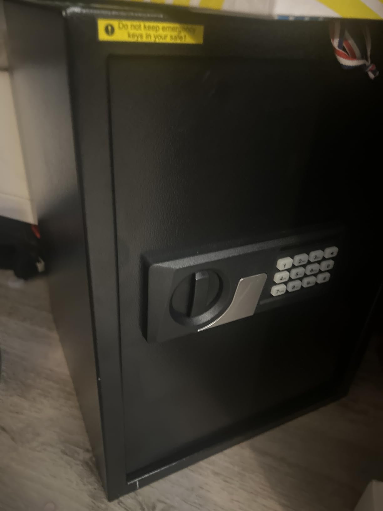5.1 Cuft Large Home Safe, Waterproof Fireproof Safe Box for Money with Combination Lock and Spare Keys, Fire Proof Security Safe for Home Use, Fire Water Proof Safe for Documents Firearm Medicine customer photo 1