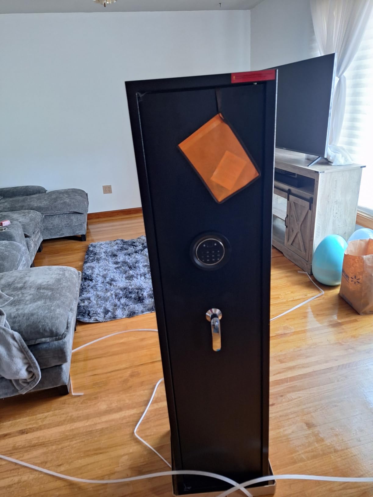 Marcree 5-8 Biometric Gun Safe, Fingerprint Gun Safe for Rifles and Pistols, Long Gun Cabinets for Rifles and Shotguns with Dual Alarm System, Quick Access Rifle Safes, No Assembly customer photo 2