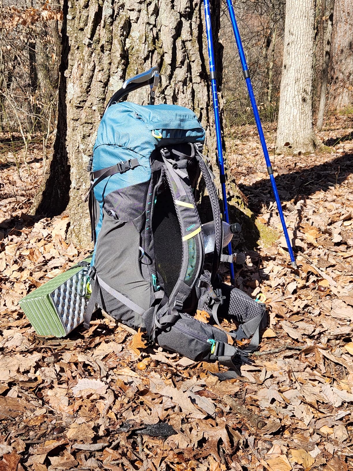 Osprey Kyte LT 35L Women's Backpacking Backpack - Lightweight Hiking & Travel Bag with Waterproof Raincover, Serenity Blue customer photo 2