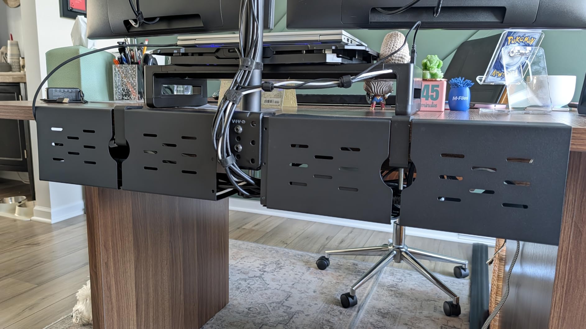 Univivi Under Desk Cable Management Tray - 32