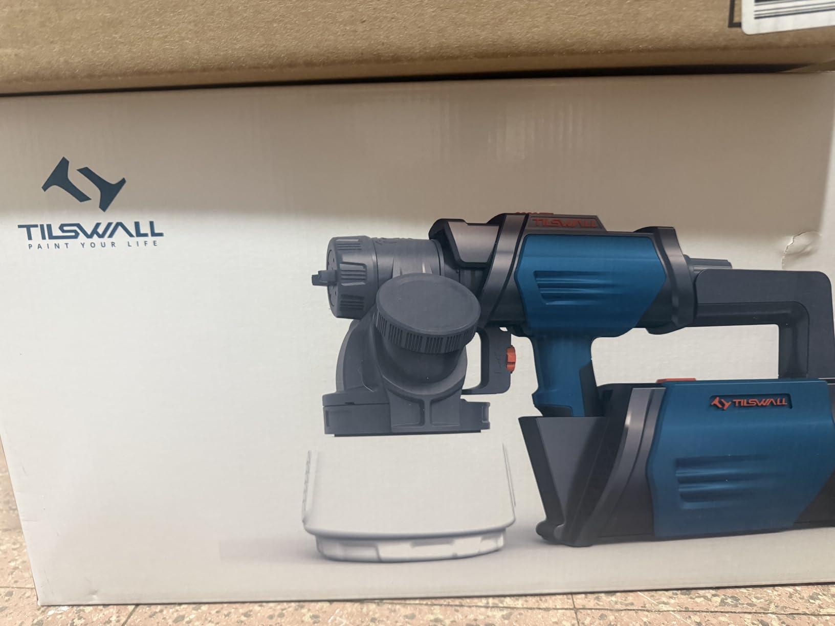 Tilswall Paint Sprayer Shark 800 HVLP Spray Paint Gun, 800W Electric with 4 Nozzles & 3 Patterns customer photo 2