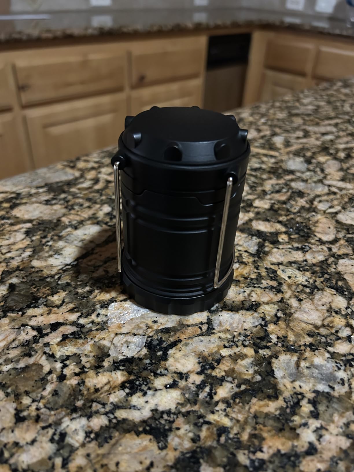 MalloMe LED Camping Lantern, Battery Powered Lanterns for Power Outages, Portable Hanging Collapsible Camping Lights for Outdoor, Home, Emergency, Hurricane Lamp Survival Outage Light 3 x AAA Operated customer photo 1