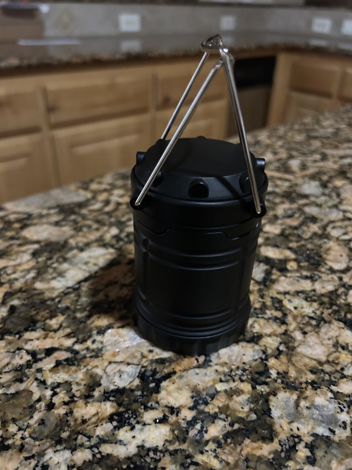 MalloMe LED Camping Lantern, Battery Powered Lanterns for Power Outages, Portable Hanging Collapsible Camping Lights for Outdoor, Home, Emergency, Hurricane Lamp Survival Outage Light 3 x AAA Operated customer photo 2