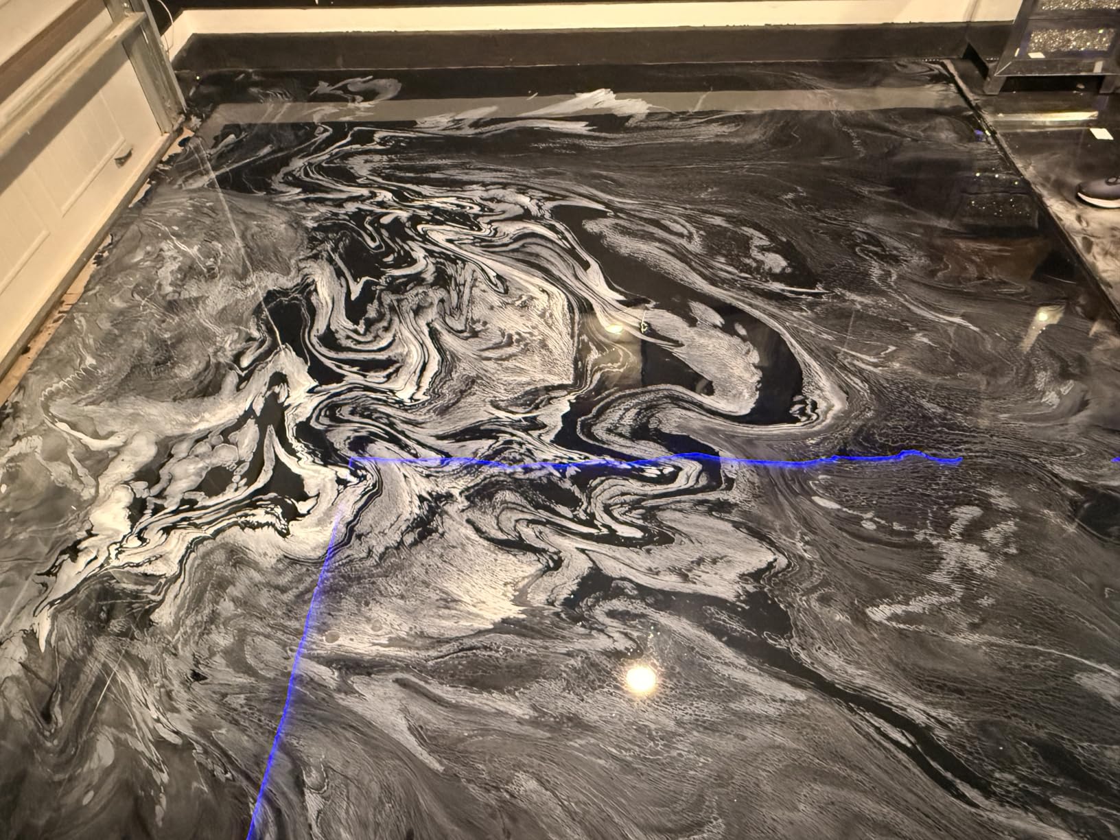 3 Gallon 100% Solids Industrial Epoxy Floor Coating Kit - Self-Leveling, Highly Durable Clear Resin Paint | Ideal for Counter Tops, Garages, Basements, Warehouses, Concrete Floors & Wall Repair-Clear customer photo 1