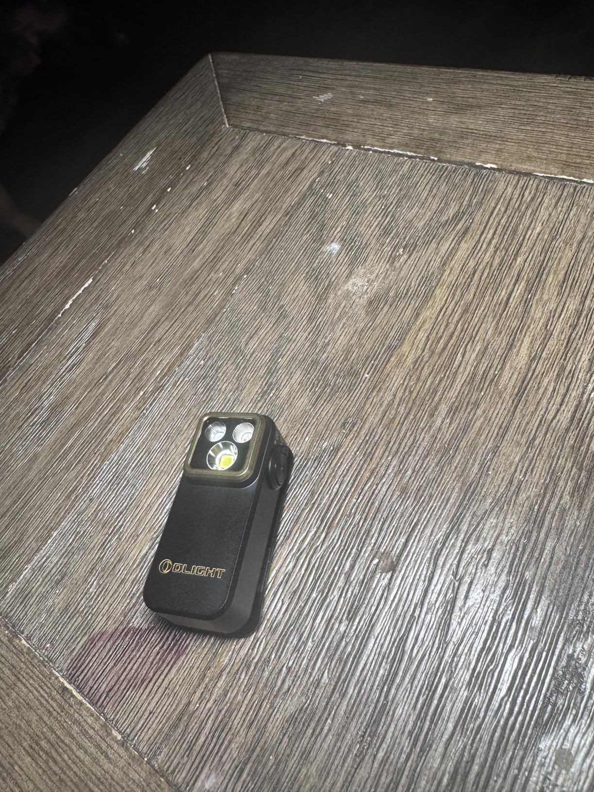 OLIGHT Oclip Pro S EDC Flashlight Clip-on Light, 600 Lumens Type-C Rechargeable with White LED, UV and RGB customer photo 1