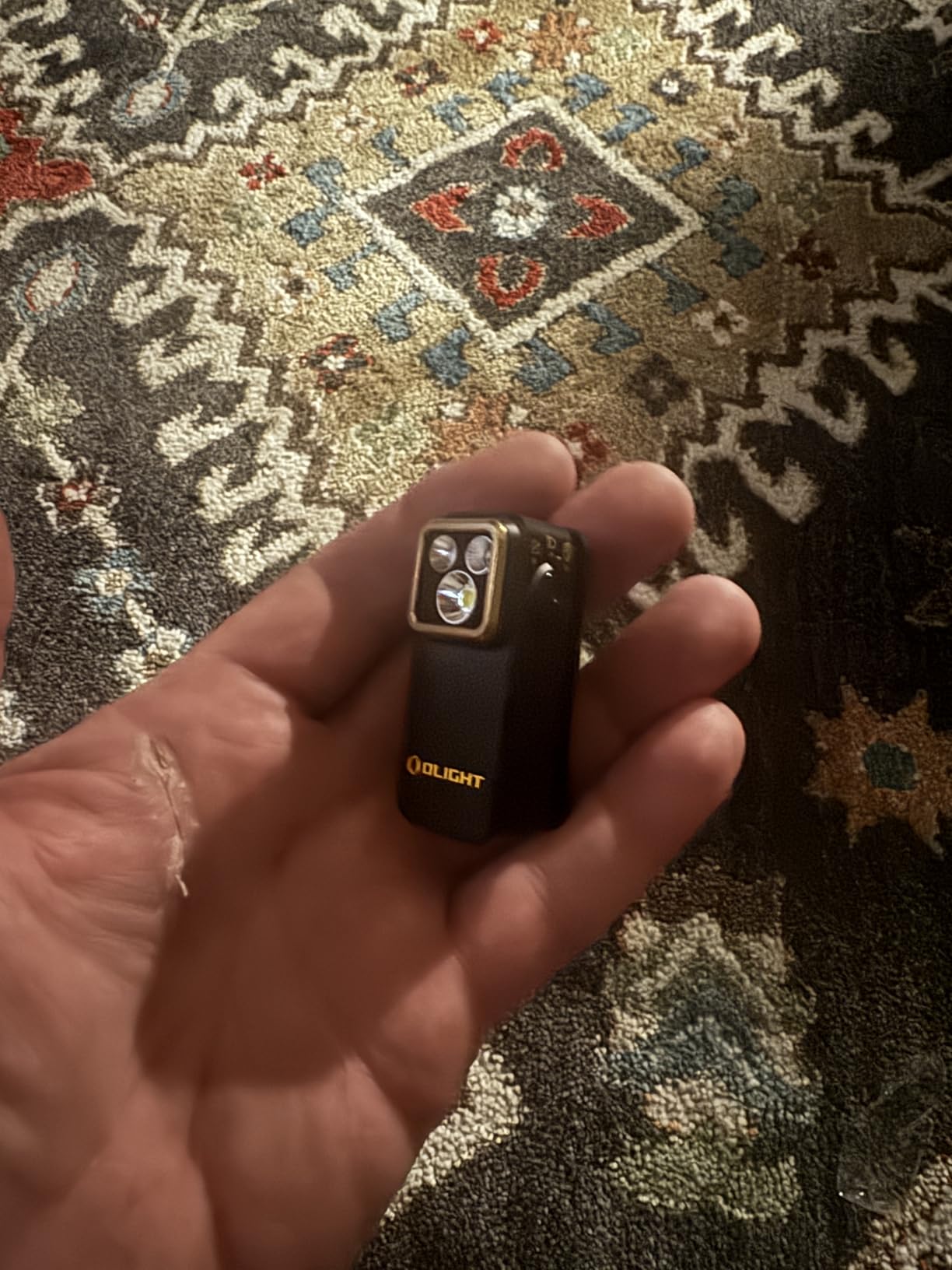 OLIGHT Oclip Pro S EDC Flashlight Clip-on Light, 600 Lumens Type-C Rechargeable with White LED, UV and RGB customer photo 2