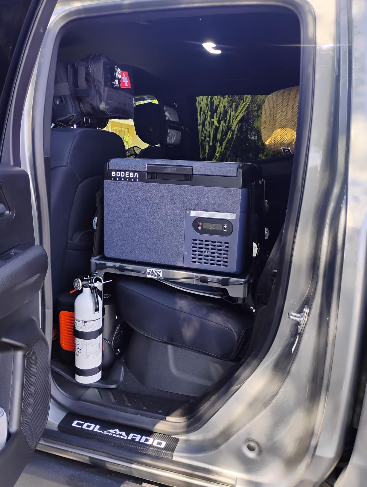 BODEGA 12 volt Car Refrigerator - 16QT Portable, Low Noise, Fast Cooling with LED Display, Multiple Charging Options, Energy-Efficient for Road Trips & Outdoor Adventures customer photo 1