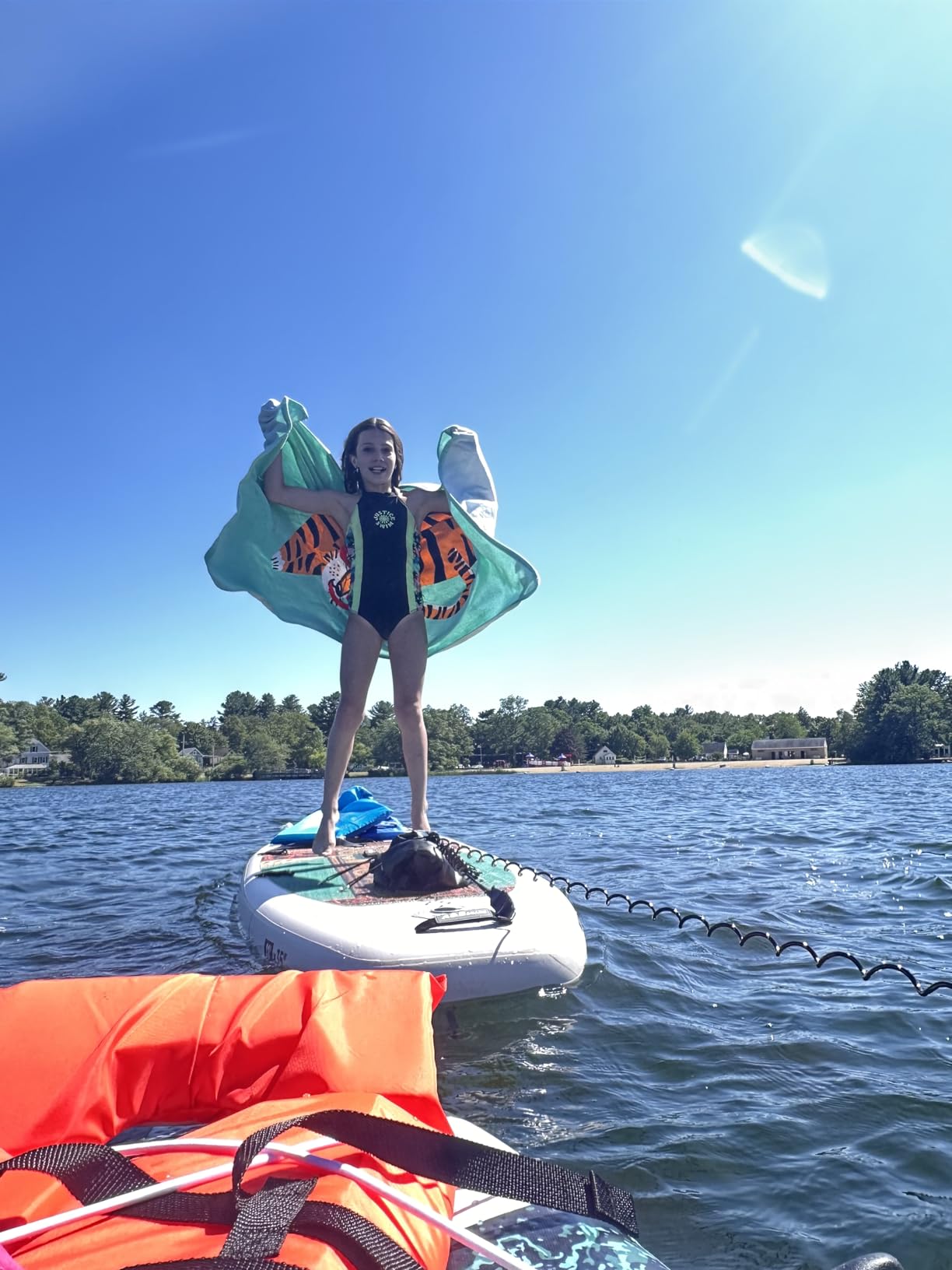 ABBOARD Inflatable Stand Up Paddle Board - Extra Wide Fishing Paddleboard with SUP Accessories customer photo 1