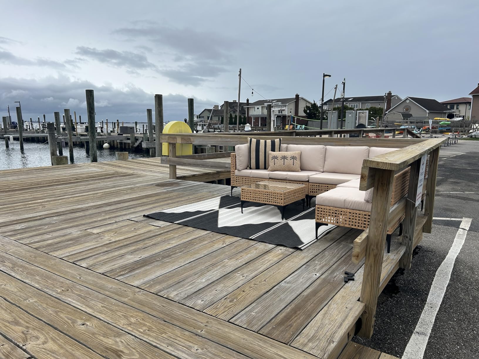 Devoko Patio Furniture Set, 7 Pieces Outdoor Wicker Sectional Couch with Thick Cushions & Glass Tabletop, PE Rattan Backyard Conversation Sofa with Coffee Table for Deck, Porch (7pc) customer photo 1