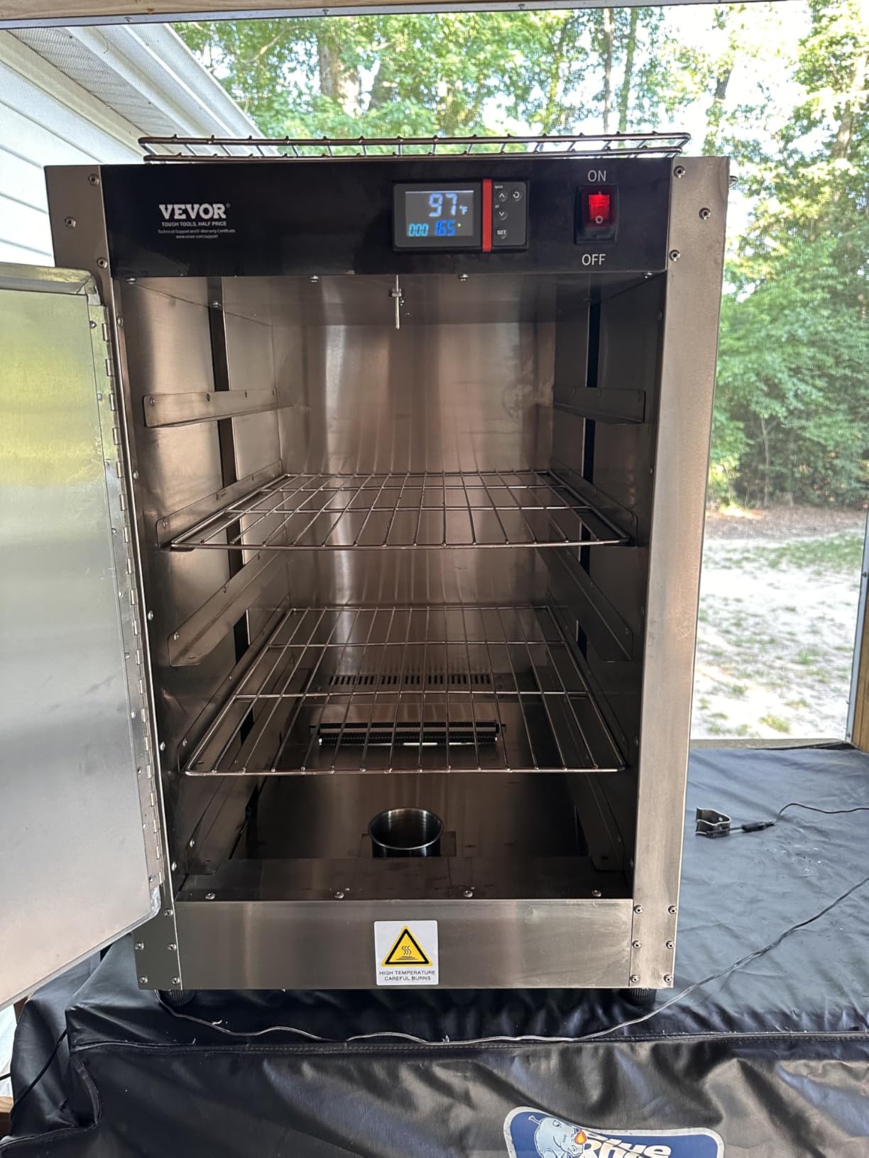 VEVOR Electric Hot Box Food Warmer, 5-Tier Commercial Warming Cabinet with Water Tray, Single-Door and Adjustable Shelves, Stainless Steel Food Warmer Cabinet customer photo 1