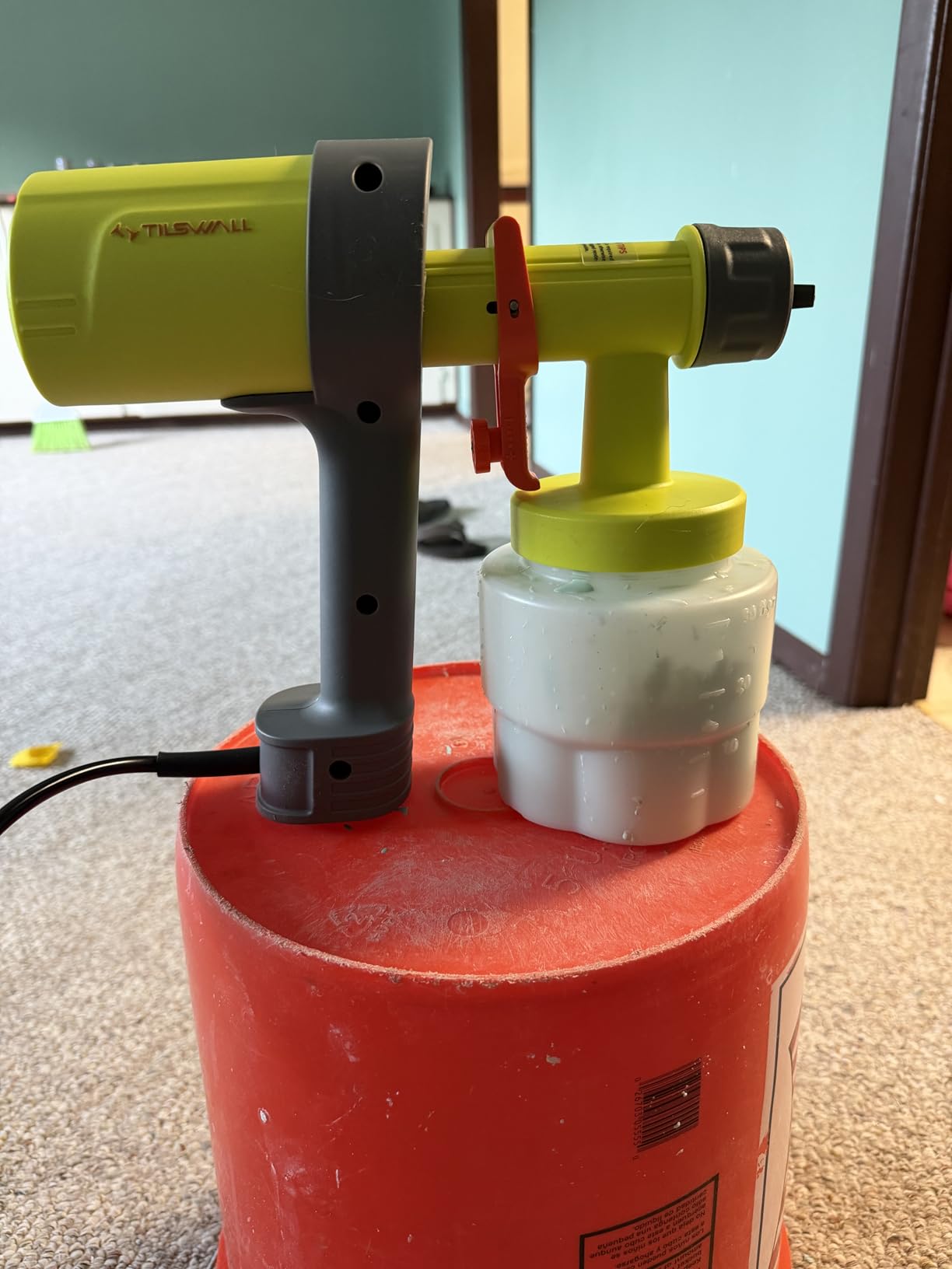 Tilswall Paint Sprayer, Shark 600 Ultra-Light HVLP Electric Spray Paint Gun with 3 Nozzles & 3 Patterns, Easy to Clean, Variable Flow Control, Ideal for Furniture, Cabinets, Fence, Walls, Doors, Deck customer photo 1