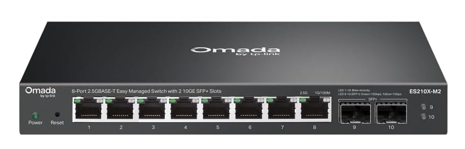 TP-Link Omada 5 Port 2.5G Switch, Easy Managed, VLAN, Auto Loop Prevention, IGMP Snooping, Fanless, Managed by Omada, Durable Metal w/ Shielded Ports (ES206X-M2) customer photo 2