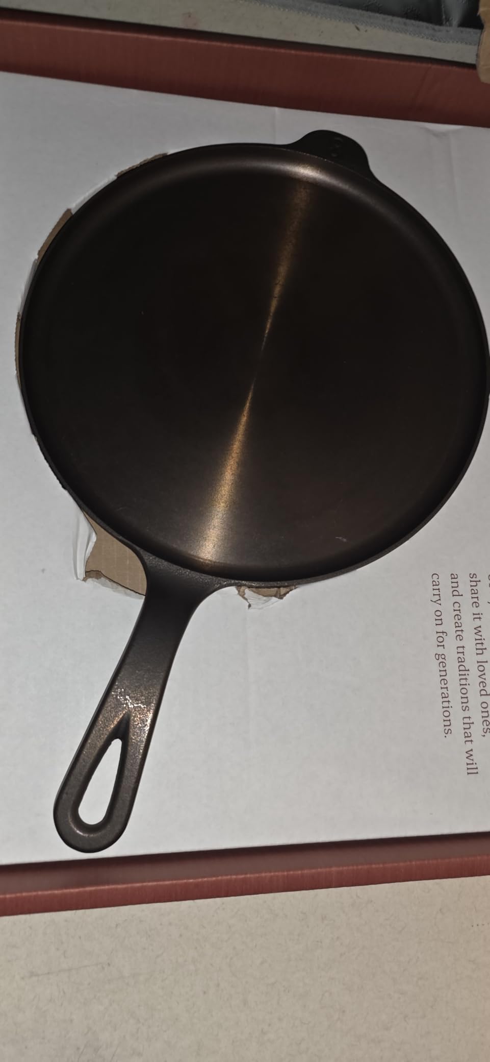 Lancaster Cast Iron 10.5 inch diameter Pre-seasoned No. 8 Griddle, Made in USA customer photo 1