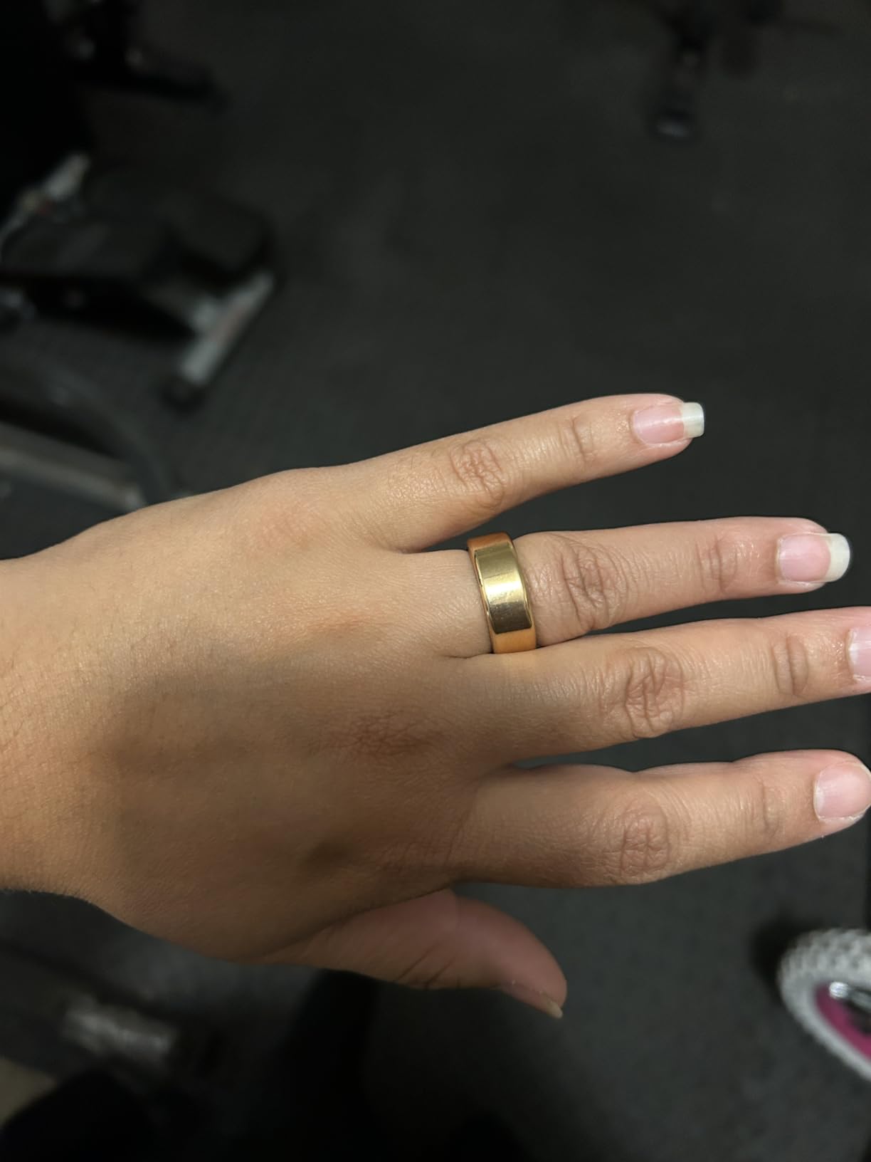 Smart Ring for Women & Men, Fitness Tracker with Heart Rate, Blood Oxygen, Sleep Monitoring, Long-Lasting Battery, IP68 Waterproof, Compatible with iPhone & Android (Rose Gold, 8) customer photo 1