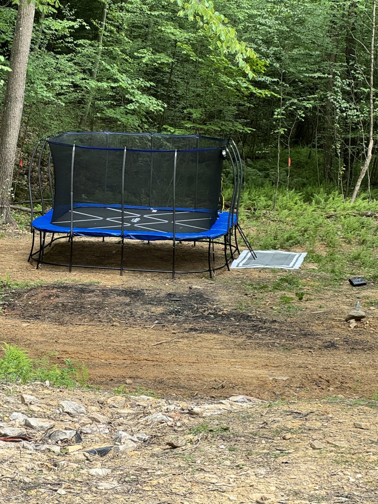 Zupapa Square Rectangle Trampoline 2000LBS Capacity No-Gap Design 14X14FT Outdoor Trampoline with Safety Net and Non-Slip Ladder 10-Year Quality Assurance Perfect for Backyard Fun customer photo 1