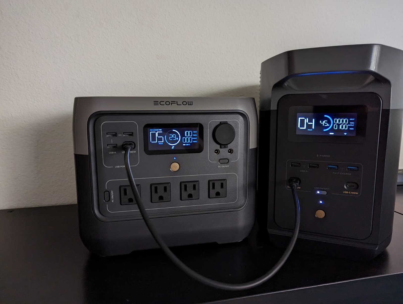 EF ECOFLOW Portable Power Station RIVER 2 Pro 700, 716Wh LiFePO4 Battery/70 Min Fast Charging, 4X800W (Up to 1600W) AC Outlets, X-Boost Solar Generator for Outdoor Camping, RVs, Emergency Backup customer photo 2