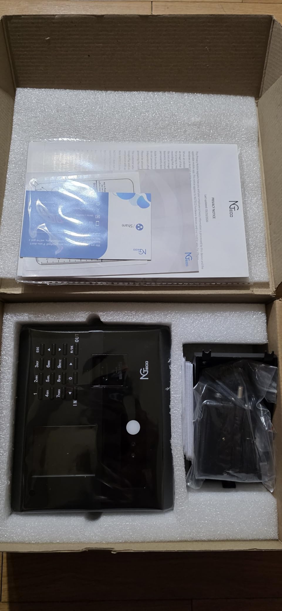 NGTeco Time Clock for Small Business, 4-in-1 Employee Attendance Machine with Built-in RFID Cards, Face, Fingerprint & PIN, 2.4GHz WiFi, Mobile App Control, Flexible Shift Management, No Monthly Fee customer photo 2
