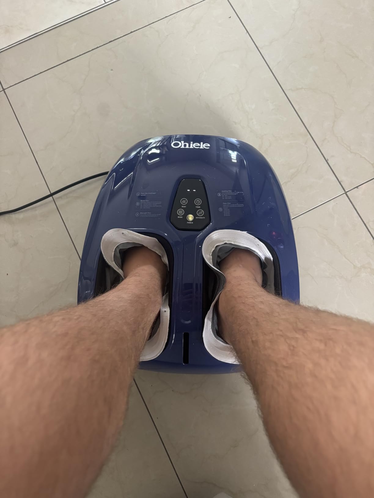 Foot Massager with Heat, Shiatsu Deep Kneading Massager for Plantar Fasciitis, Foot Massage Machine with Multi Massage Modes & Remote Control for Pain Relief customer photo 1