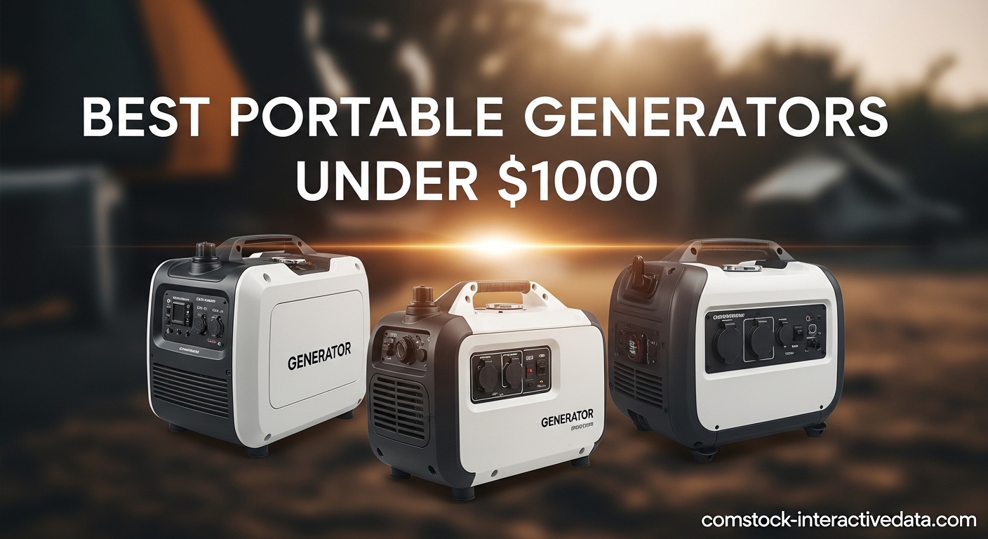 Best Portable Generators Under $1000