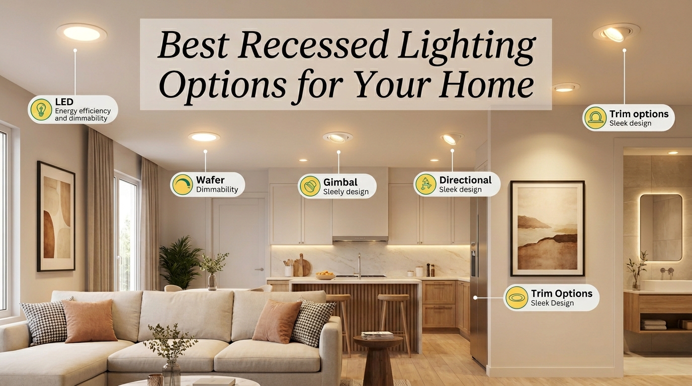 Best Recessed Lighting Options for Your Home