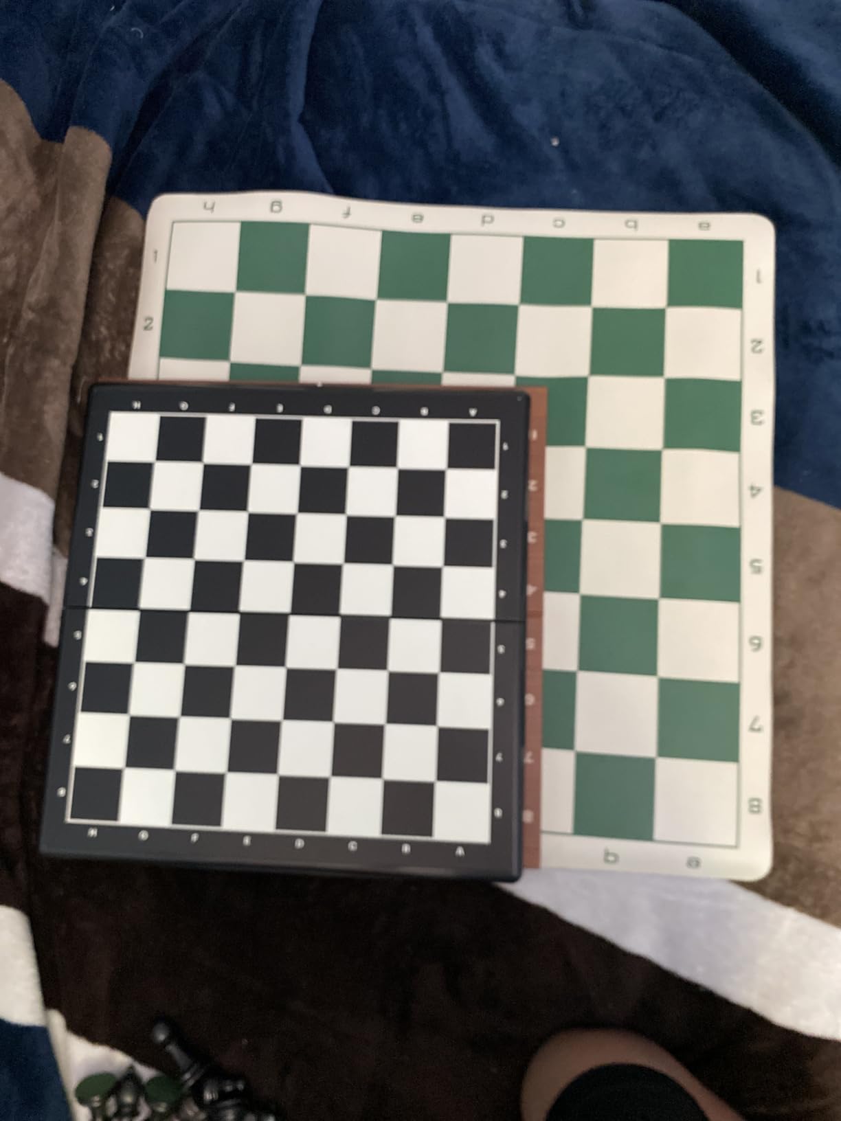 WE Games Chess Set - Tournament Style with 34 Pieces, Vinyl Roll-Up Board, Storage Bag & Equalizer Dice customer photo 2