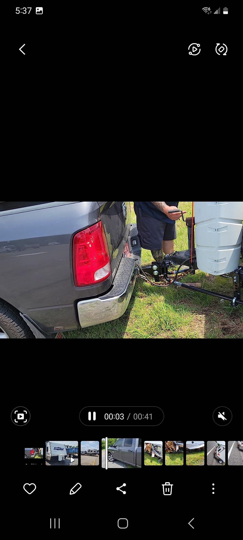 Fastway e2 2-Point Sway Control Round Bar Hitch, 94-00-0800, 8,000 Lbs Trailer Weight Rating, 800 Lbs Tongue Weight Rating, Weight Distribution Kit Includes Standard Hitch Shank, Ball NOT Included customer photo 2