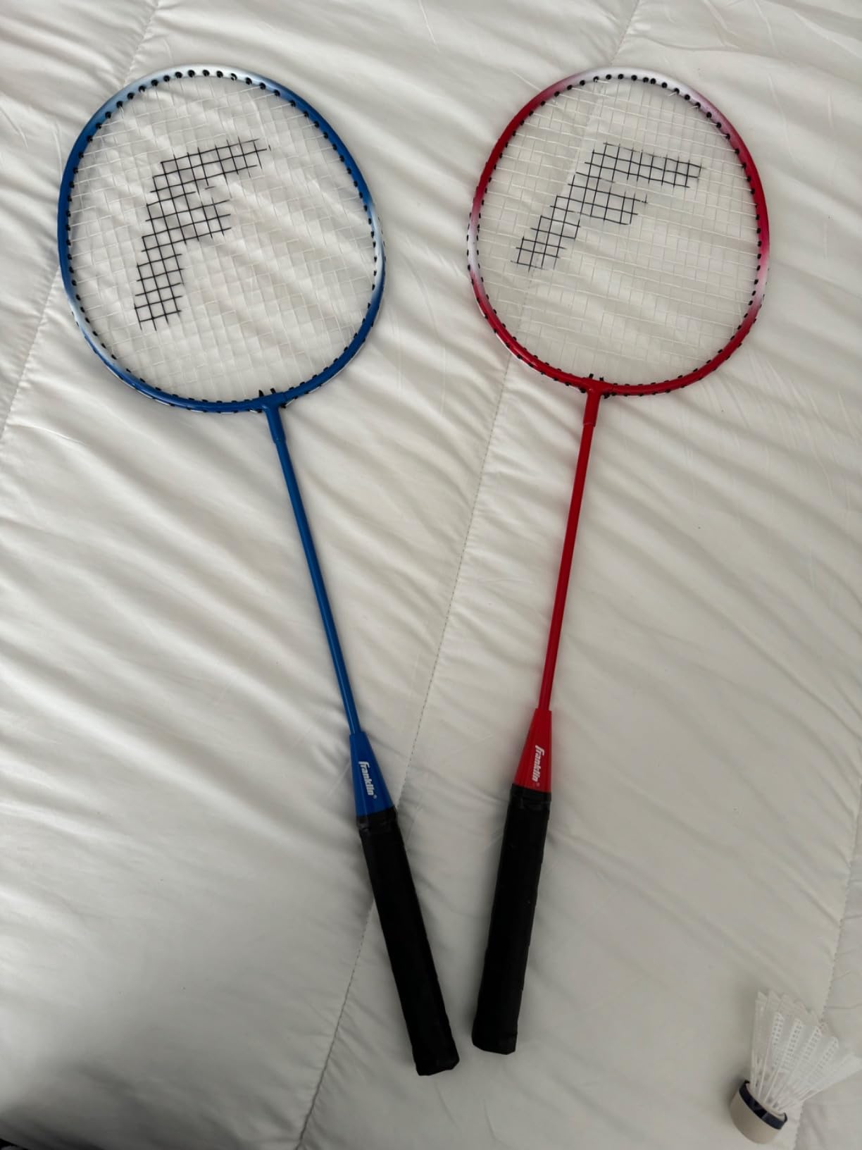 Franklin Sports Badminton Racket + Birdie Set - Replacement Badminton Equipment for Kids + Adults - 2 Player - 4 Player Badminton Racket Sets customer photo 1