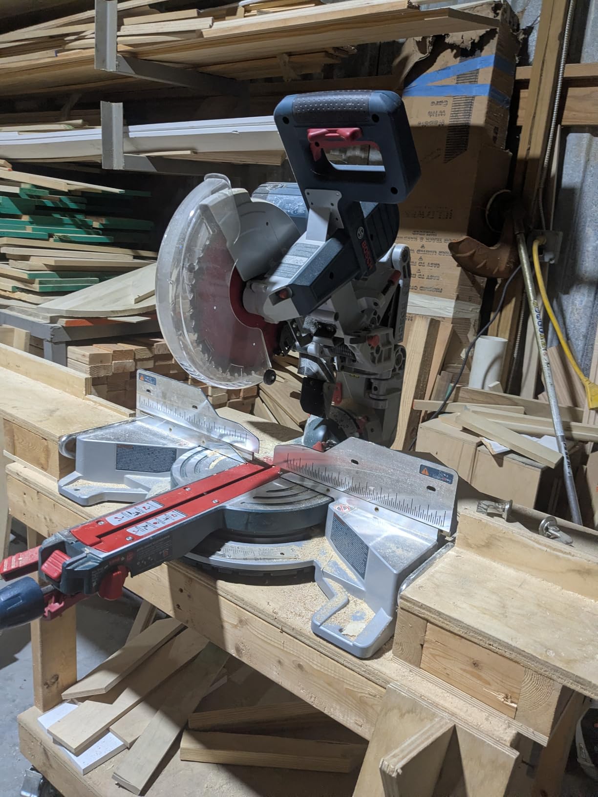 BOSCH CM10GD Compact Miter Saw - 15 Amp Corded 10 Inch Dual-Bevel Sliding Glide Miter Saw with 60-Tooth Carbide Saw Blade customer photo 1
